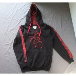 Legendary Whitetails Mens Small Black Hoodie Sweatshirt Deer Hunting Embroidered